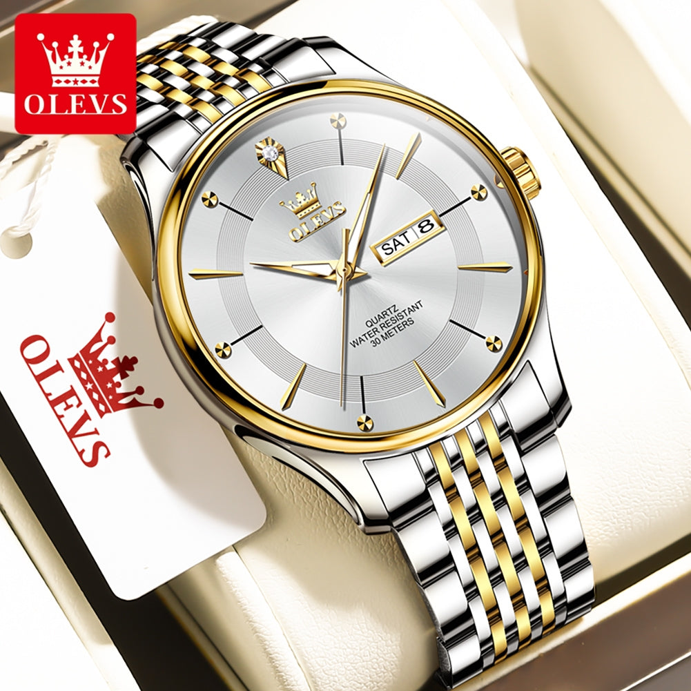 OLVES (LA MONTRE LUXUEUSE, ELEGANTE POUR HOMME)