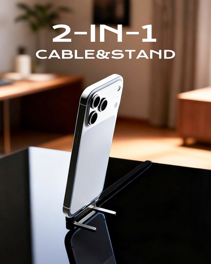 NeoCable™ – Le câble intelligent (Type C)qui recharge votre téléphone en un éclair… sans jamais se casser         00