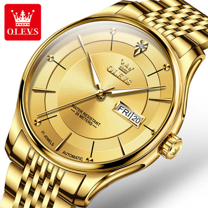 OLVES (LA MONTRE LUXUEUSE, ELEGANTE POUR HOMME)