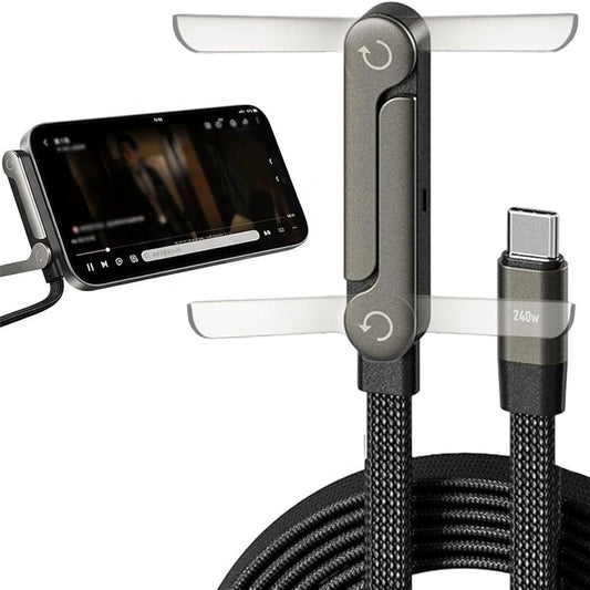 NeoCable™ – Le câble intelligent (Type C)qui recharge votre téléphone en un éclair… sans jamais se casser         00